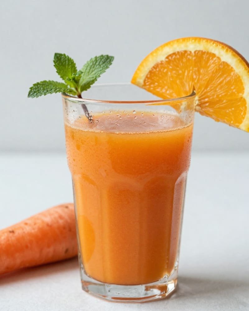 suco detox de laranja com cenoura para emagrecimento natural