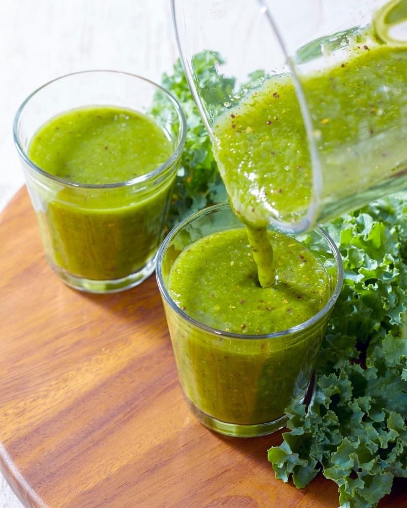 suco verde para desinchar barriga e reduzir retenção de líquidos