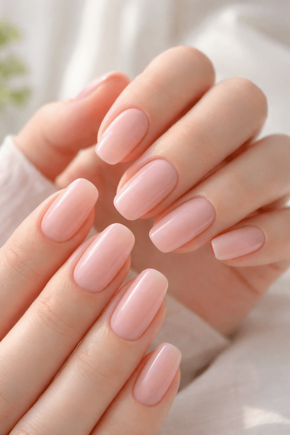 Unhas em Alta: Unhas clean girl
