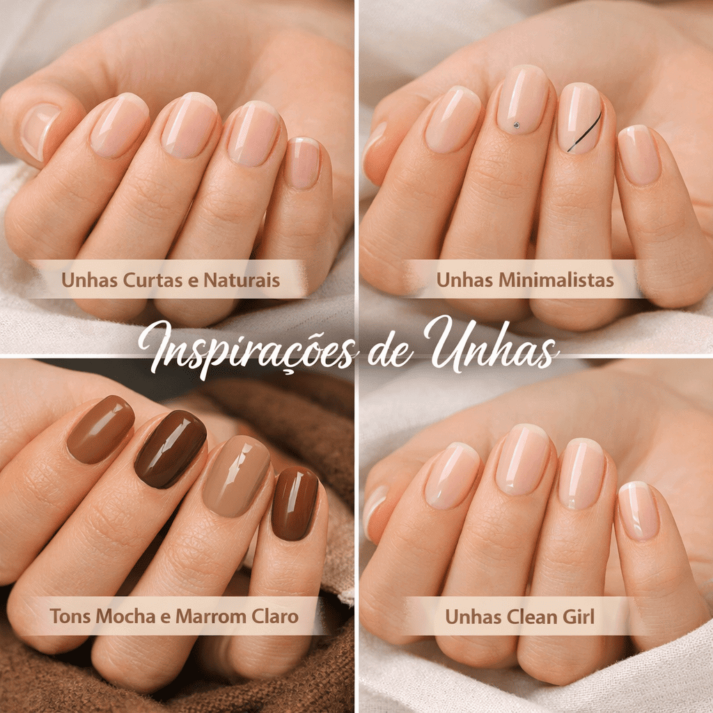 Descubra as unhas em alta que estão dominando: tendências simples, elegantes e modernas para deixar suas mãos bonitas, femininas e sempre na moda.