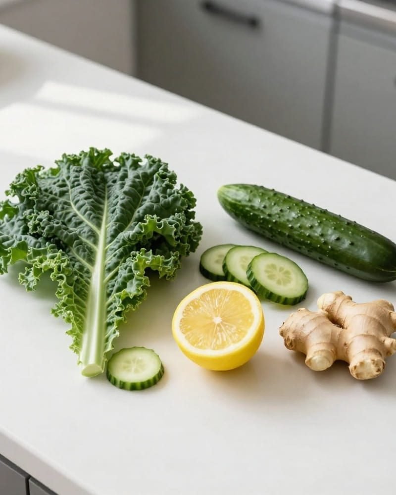 ingredientes suco detox para desinchar barriga e eliminar líquidos