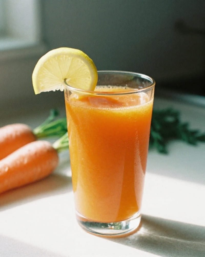 suco de cenoura para emagrecer e desinchar barriga naturalmente