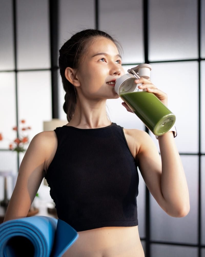 bem estar após tomar suco detox para digestão