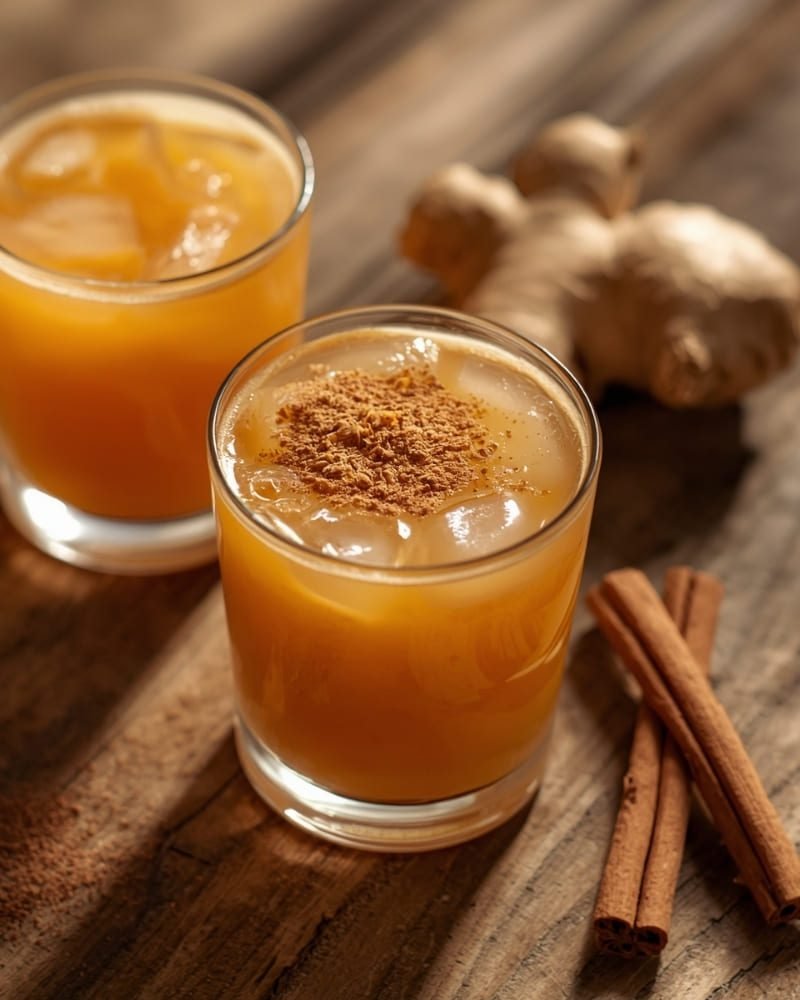 Suco detox para desinchar em 3 dias com canela e gengibre
