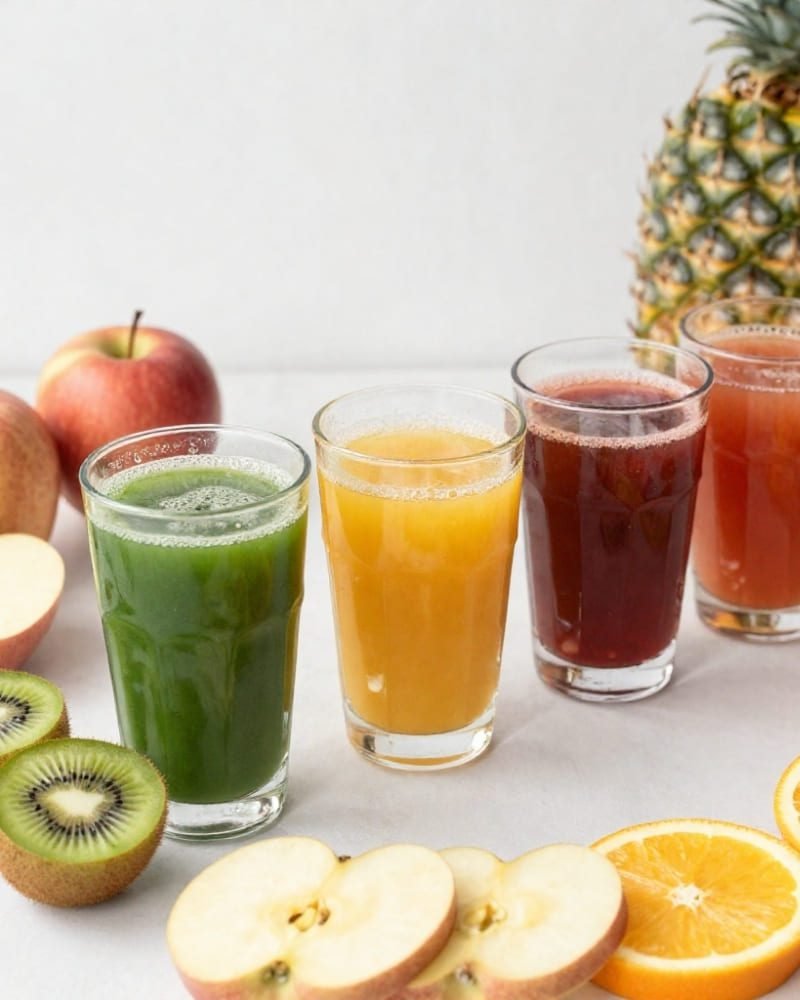 combinações de sucos detox naturais