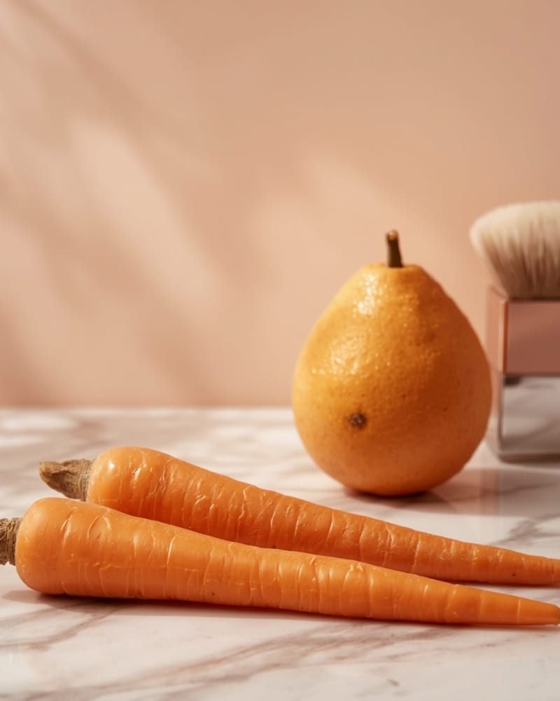 Suco detox cenoura com laranja para pele saudável e melhora da visão